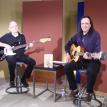 Gary and his dad Marion Dulabaum on Book Talk TV Show, Tampa Florida